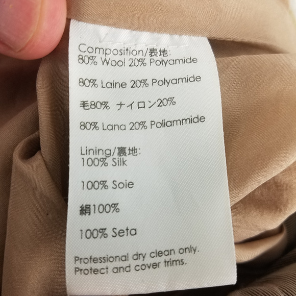 3.1 Phillip Lim Tan Wool Blend Shorts Sz 4 - Picture 5 of 6